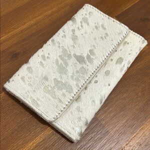 Pony hair faux clutch. Excellent condition